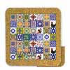 Tile 15cm in cork base