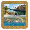 Tile 15cm in cork base