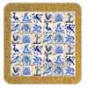 Tile 15cm in cork base