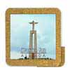 Tile 15cm in cork base