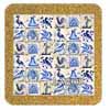 Tile 15cm in cork base