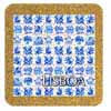 Tile 15cm in cork base