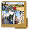 Tile 15cm in cork base