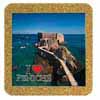 Tile 10cm in cork base