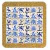 Tile 10cm in cork base