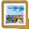 Tile 15cm in cork base