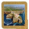 Tile 15cm in cork base