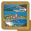 Tile 15cm in cork base