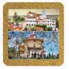 Tile 15cm in cork base
