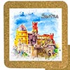 Tile 15cm in cork base