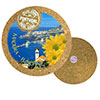 19cm cork round base