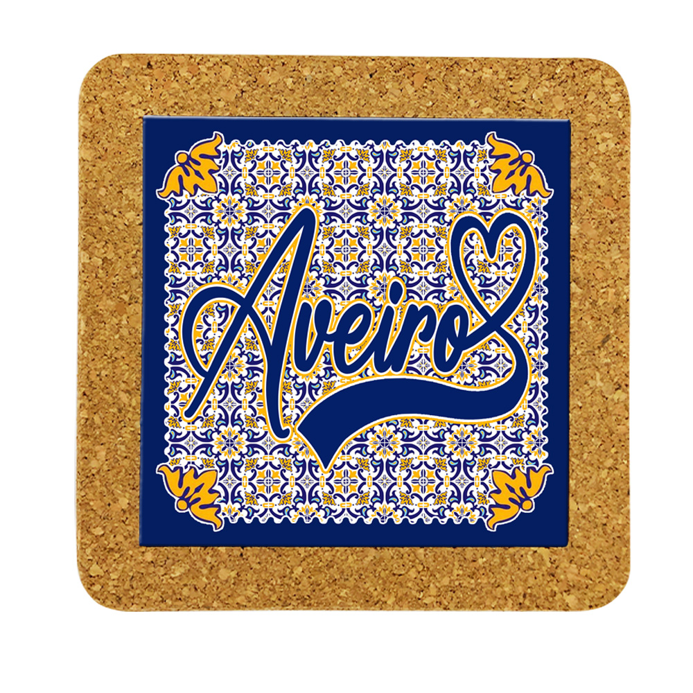 Tile 15cm in cork base