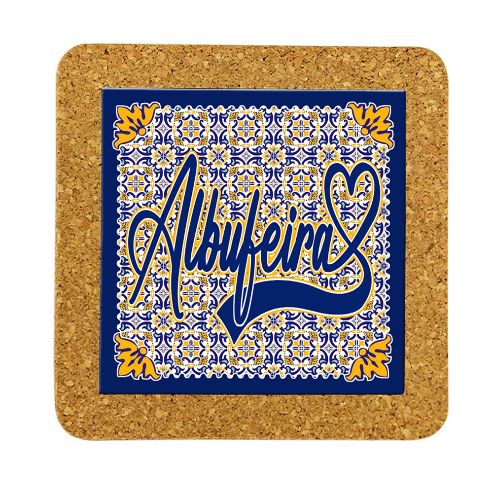 Tile 15cm in cork base
