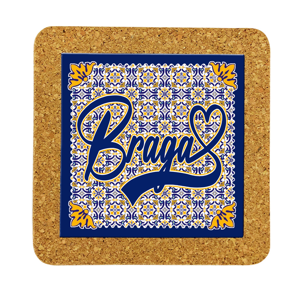 Tile 15cm in cork base