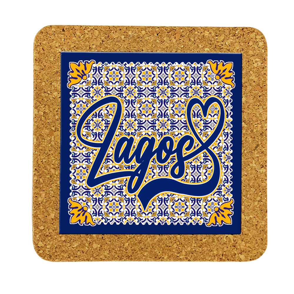Tile 15cm in cork base