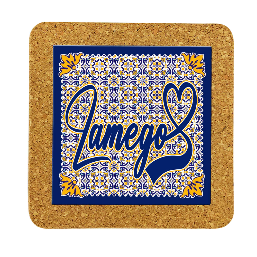 Tile 15cm in cork base