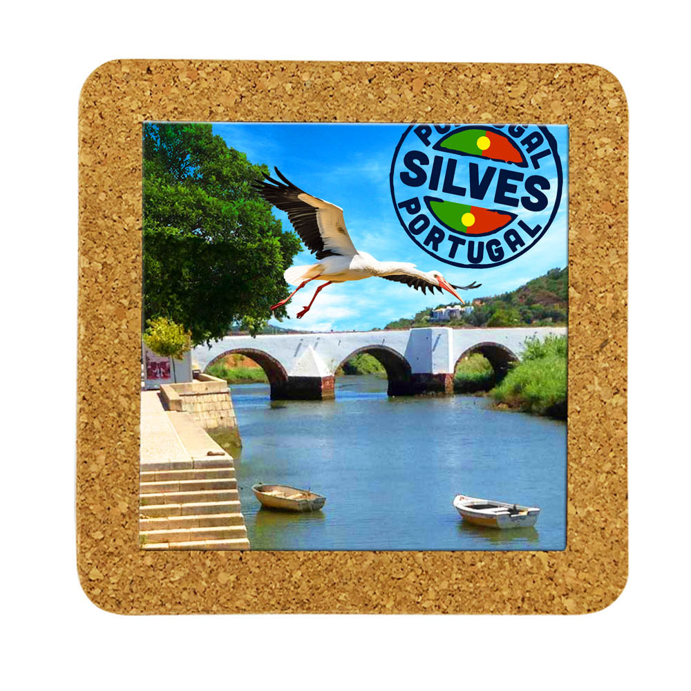 Tile 15cm in cork base