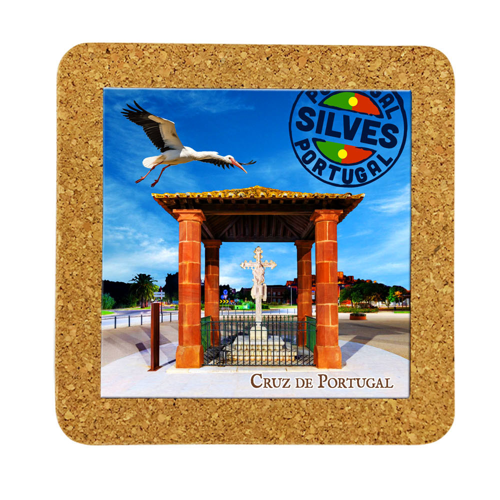 Tile 15cm in cork base