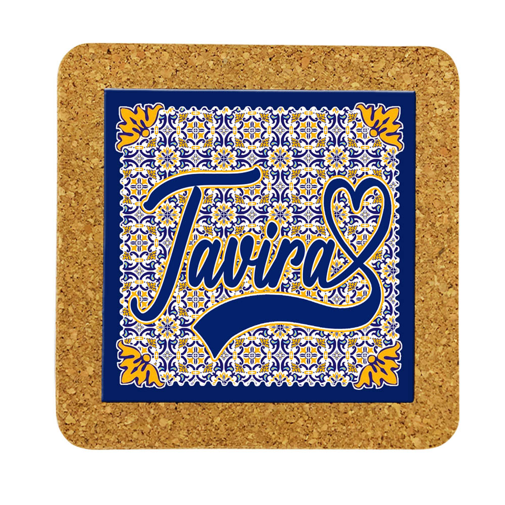 Tile 15cm in cork base