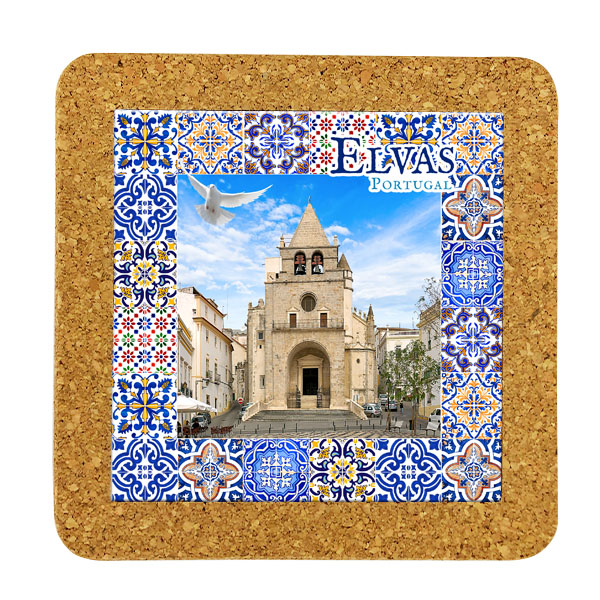 Tile 15cm in cork base