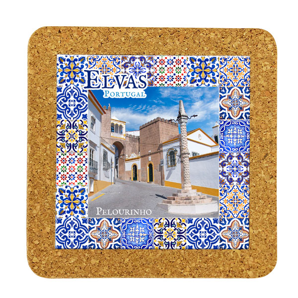 Tile 15cm in cork base