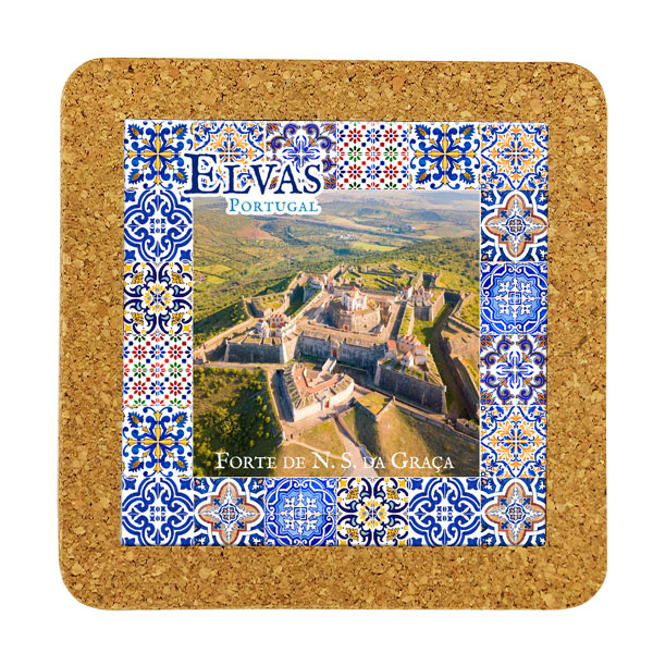 Tile 15cm in cork base