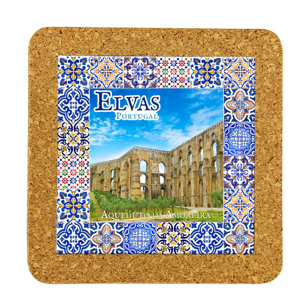 Tile 15cm in cork base