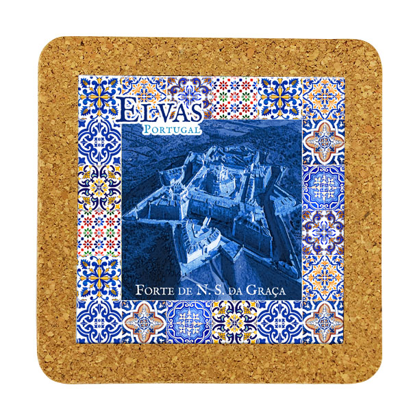 Tile 15cm in cork base
