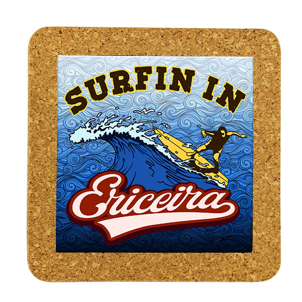Tile 10cm in cork base