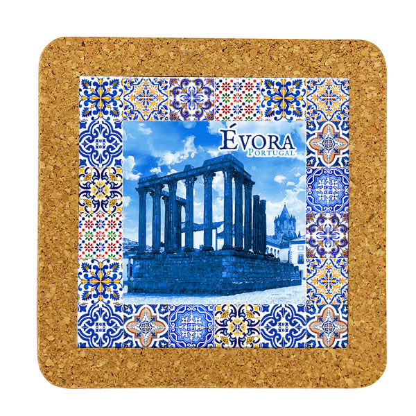 Tile 15cm in cork base
