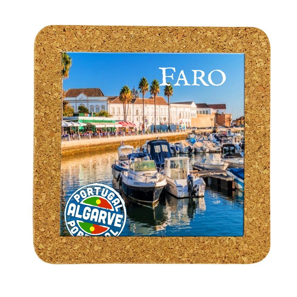 Tile 15cm in cork base