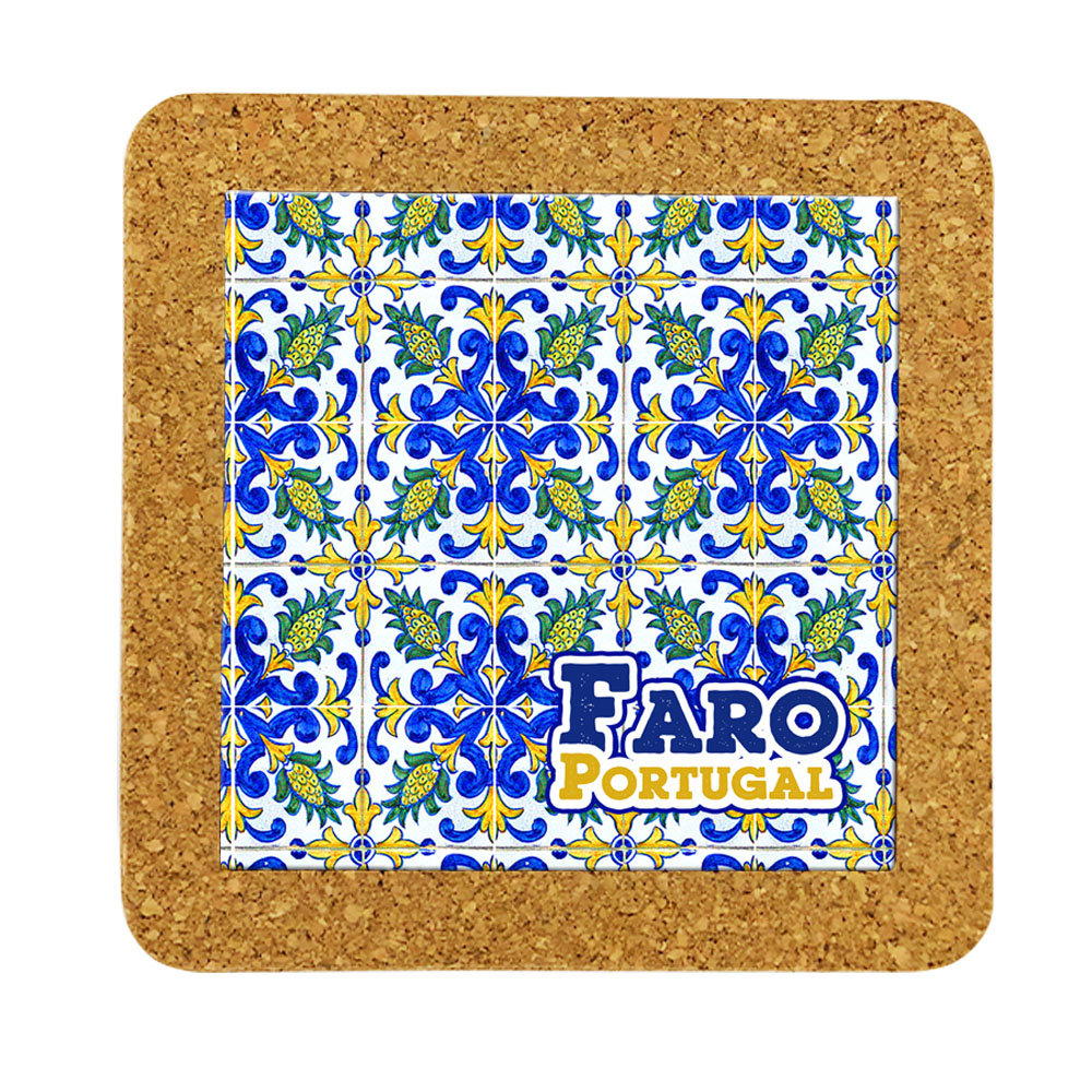 Tile 15cm in cork base