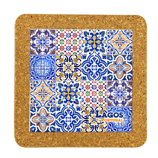 Tile 15cm in cork base