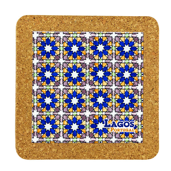Tile 15cm in cork base
