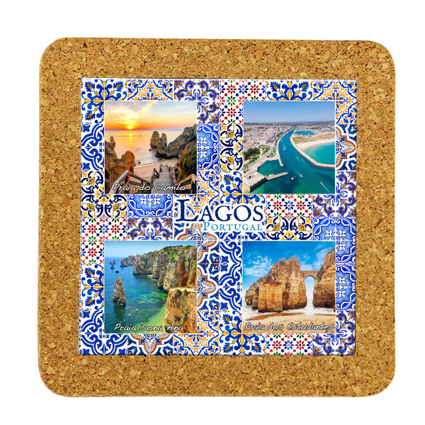 Tile 15cm in cork base