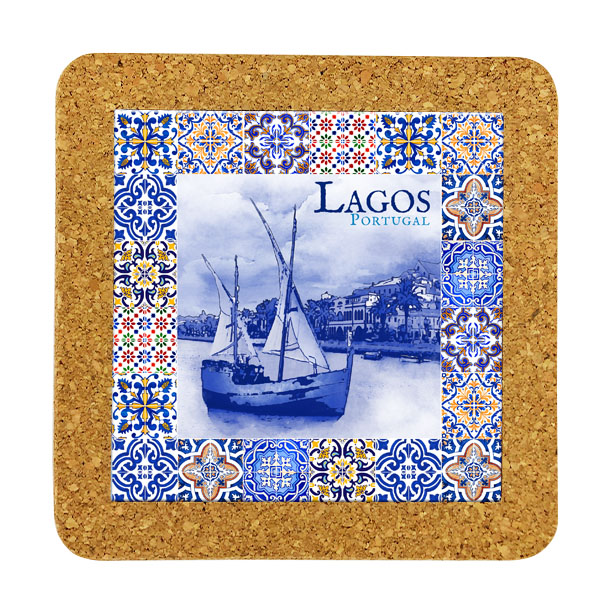 Tile 15cm in cork base