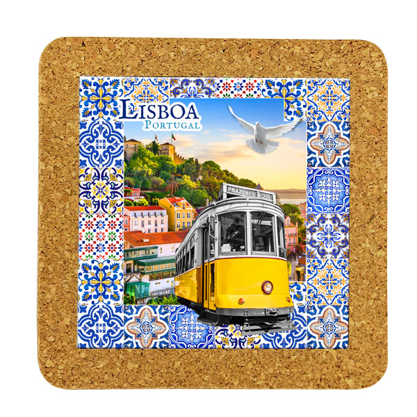Tile 15cm in cork base