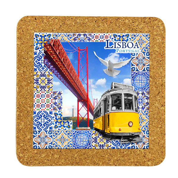 Tile 15cm in cork base