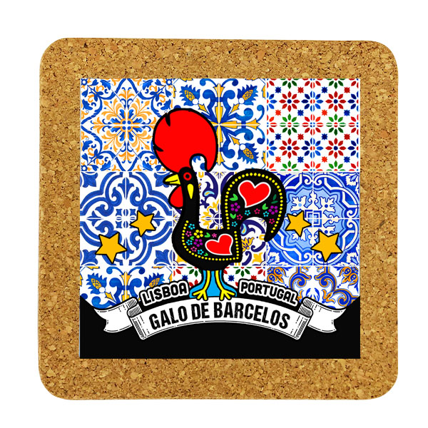 Tile 15cm in cork base