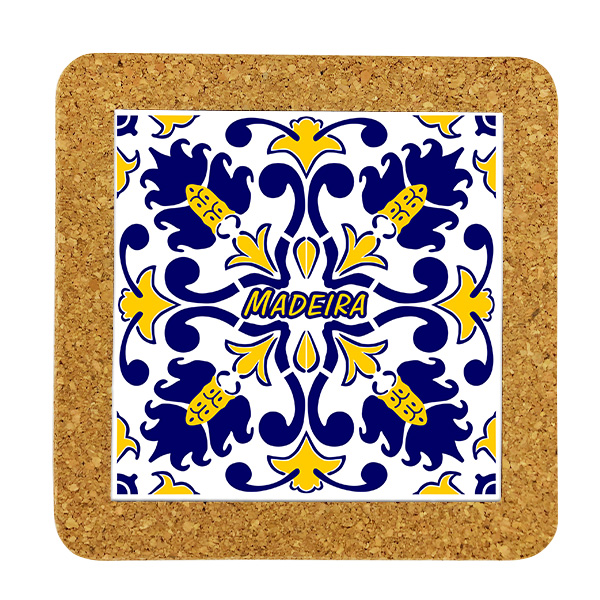 Tile 15cm in cork base