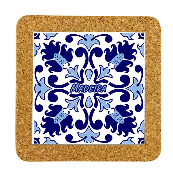 Tile 15cm in cork base