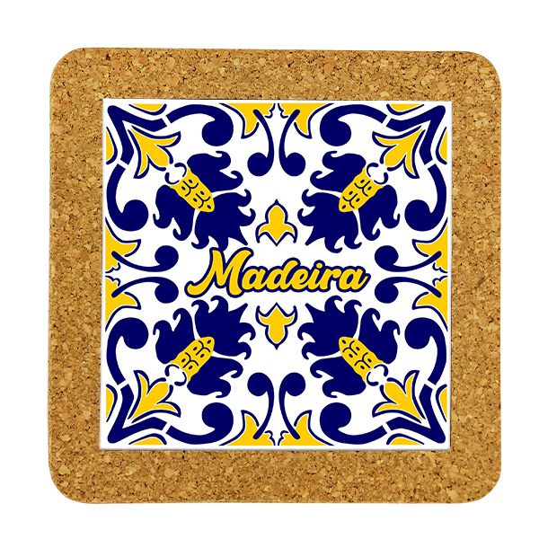 Tile 15cm in cork base