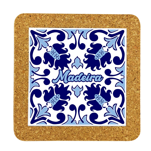 Tile 15cm in cork base