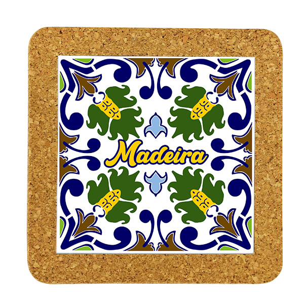 Tile 15cm in cork base