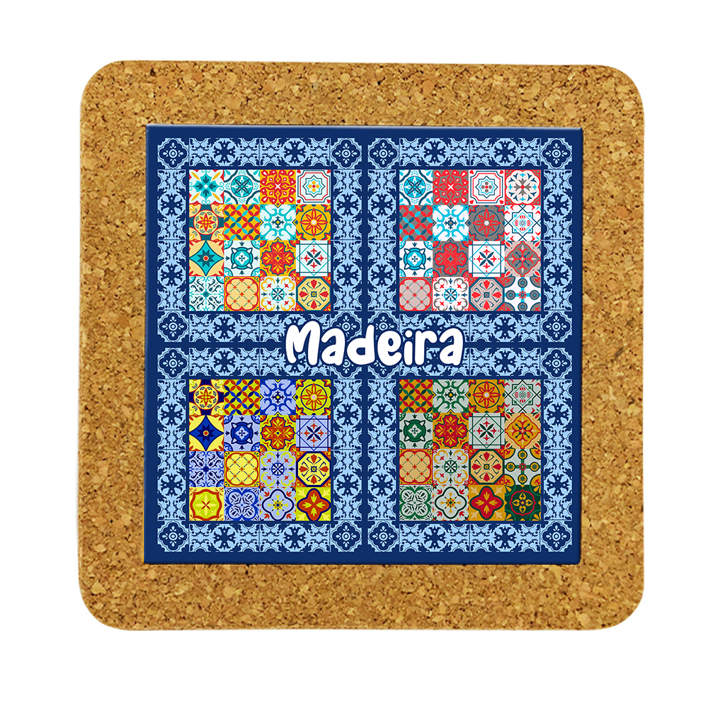 Tile 15cm in cork base