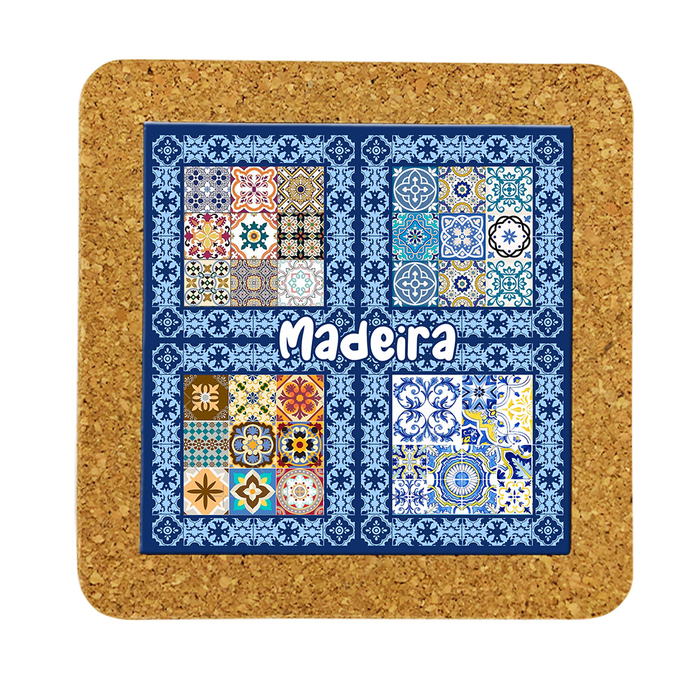 Tile 15cm in cork base