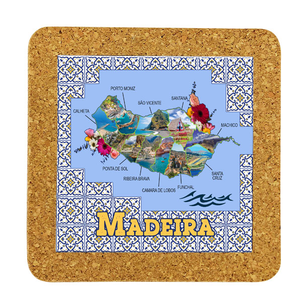 Tile 15cm in cork base