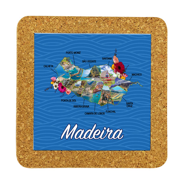 Tile 15cm in cork base