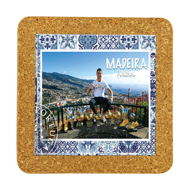 Tile 15cm in cork base