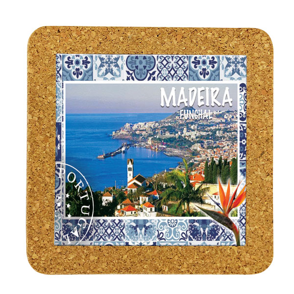 Tile 15cm in cork base